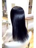 【ストレート】縮毛矯正＋オーナーカット＋艶&炭酸トリートメント￥25,300→