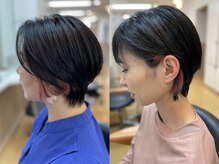 カット クラブの雰囲気（大人のイヤリグカラー[髪質改善/イヤリングカラー/ショートボブ]）