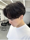 【決め過ぎない爽やかなナチュラルセンターパート】