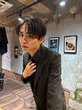 メンズココ メンズパーマ 韓国ヘア 日本橋店(MENS COCO) シースルーコンマセンターパート