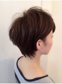 【NINE HAIR】大人クビレショート_ベージュカラー