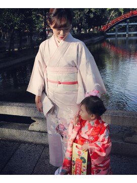 ヘアーアンドメイク ディライト(Hair&Make Delight) 七五三お参りstyle♪