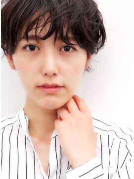 ドロップ(drop) くせ毛風ショートパーマヘアスタイル【表参道drop】