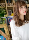 ■斜めバングが◎外国人風カールふわミディ11★浦和20代30代40代