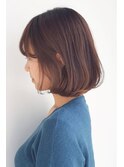 内巻きワンカールボブ
