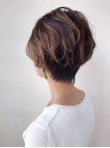 丸みショートボブ