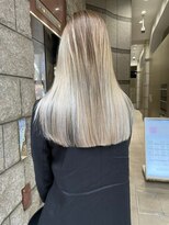 エース (ACE) 外国風バレイヤージュ×ホワイトブロンド