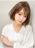 前髪/ラベンダーカラー/イヤリングカラー/春カラー/小顔