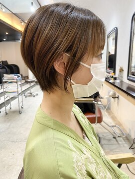 エトネ ヘアーサロン 仙台駅前(eTONe hair salon) 〈eTONe〉丸みショートボブ♪