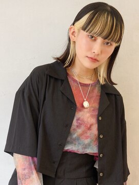 リトル 銀座(little) 前髪重めのインナーカラースタイル