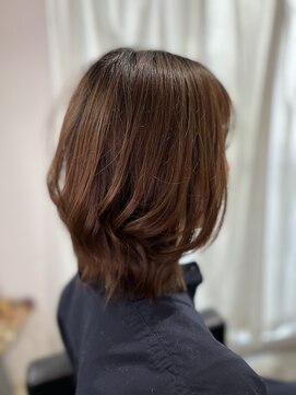 ツムグ 代官山店(TUMUGU) 30代40代50代大人可愛いココアベージュ白髪ぼかし◎代官山