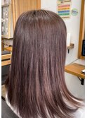 シャインヴァイオレット×ベージュ