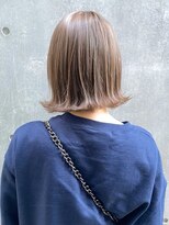 アルバム 渋谷パルコ(ALBUM) ハイライトベージュ_チェリーブラウンフェミニンロング_ba392231