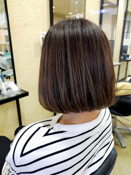 エイチ エアー ダヴ H air DAV調布北口 白髪ぼかしハイライトメッシュカラー