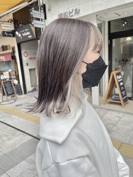 フェリア 松山(Feria) 【Feria松山】グレージュ×インナーホワイト♪“石田幸輔”