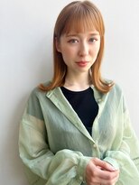 【山田】外ハネ切りっぱなしハイトーンボブディ
