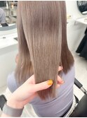 ミルクティーベージュハイトーンカラーケアブリーチダブルカラー