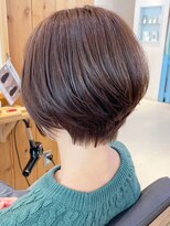 タイズ(ties) 20代30代ミニボブココアブラウン丸みショート小顔透明感