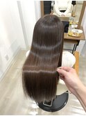 仕上がりは乾かしただけ(縮毛矯正/髪質改善)