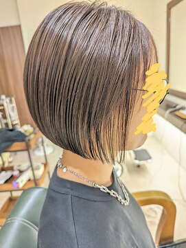 アルフラン(al franc) ショート/前下がりボブ/まろやかブラウン