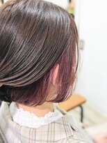 イーストバイエルゴ 川崎東口(EAST by ergo) インナーカラーバイオレットショートボブ