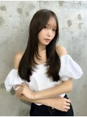 韓国風前髪×レイヤーカット【髪質改善/新宿/レイヤーカット】