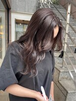 ロマリア(Lomalia) 【Lomalia表参道】グレージュレイヤーロングシアーカラー