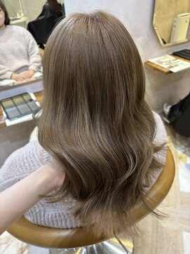 ロンドローズ 名古屋(Lond damaskRose) 顔周り ボブ 韓国 レイヤー ダブルカラー 名駅 リタッチ541