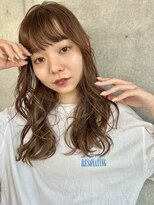 フォルテ ティアラ 横浜店(FORTE TIARA)&nbsp;オリーブベージュ前髪レイヤーカットイメチェンこなれミディヘア