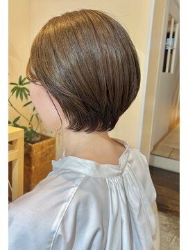 ソラ 広尾店(SORA) 大人ショートボブ/オリーブベージュ