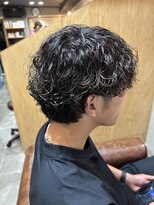 スーリール 春日店(Sourire)&nbsp;波巻きパーマ　メンズカット　ヘッドスパ