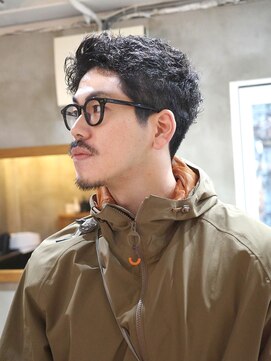 サンアタゴノット(san.atagonot) メンズカット/刈り上げないベリーショート/ニュアンスパーマ