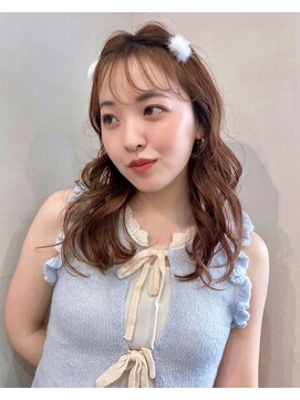 リコバイアフロート(riko by afloat) レイヤーカット/マロンベージュ/くすみベージュ