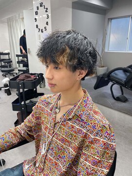 カラープロデュースバイアルバ(color produce byALBA) アクセントカラー&パーマ