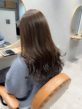 リーシュ イロン(Re:sh iron) 水素ケアカラー/アッシュブラウン/艶感