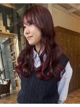バディヘア アムル(BUDDY HAIR amour) 【栄　矢場町　大須】　暖色カラー 赤髪 髪質改善