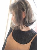 【lamp尾崎】透明感◎グレーベージュ外ハネBOB