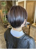 艶感バイオレットカラー×ショート