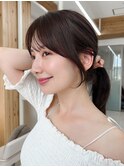 顔周りカット/シースルー/長泉三島沼津