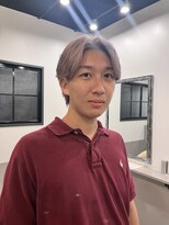 ドッグスター(dog star) メンズホワイトベージュセンターパート