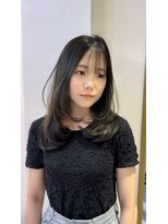 ロンドアベニール 北千住(Lond avenir)&nbsp;ミニウルフレイヤーカット顔周り前髪韓国ミディアムロング北千住