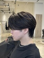 ビューバイネオリーブ 用賀店(Beau'r by neolive) ダークアッシュニュアンスパーマ韓国マッシュ《用賀》