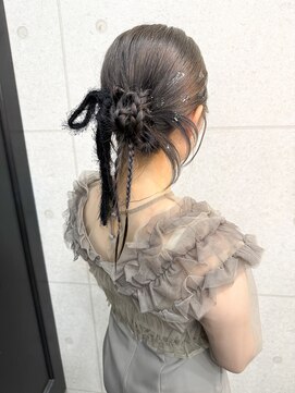 アンリ(Anli) 【Anli☆岩瀬萌】カチモリ お呼ばれアレンジ 結婚式ヘアセット
