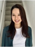 レイヤー/セミロングボブ髪質改善縮毛矯正白髪ぼかしショート