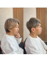 メンズ グレネイド(MENS GRENADE)&nbsp;ビフォーアフター/白髪活かしカラー/姫路駅前/メンズグレネイド