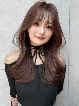 ロンド アンブル 四条烏丸(Lond ambre) 平野実花/くびれ/レイヤーカット/髪質改善/ブラウン/カラー