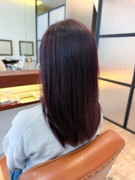 マーリャヘアー(mallia hair) レイヤースタイルレイヤーカットロングレイヤー小顔スタイル