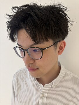 グランデュール 東静岡池田店(GRANDEUR) パーマの残りを活かしたカジュアルショート