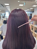 ケンジ 平塚ラスカ店(KENJE)&nbsp;チェリーレッド/ダークブルー/デジタルパーマ/平塚駅
