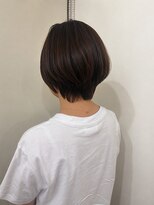 ペスカケイクリエイティブ(PESCA K-CREATIVE)&nbsp;丸みシルエットショート×ナチュラルベージュ